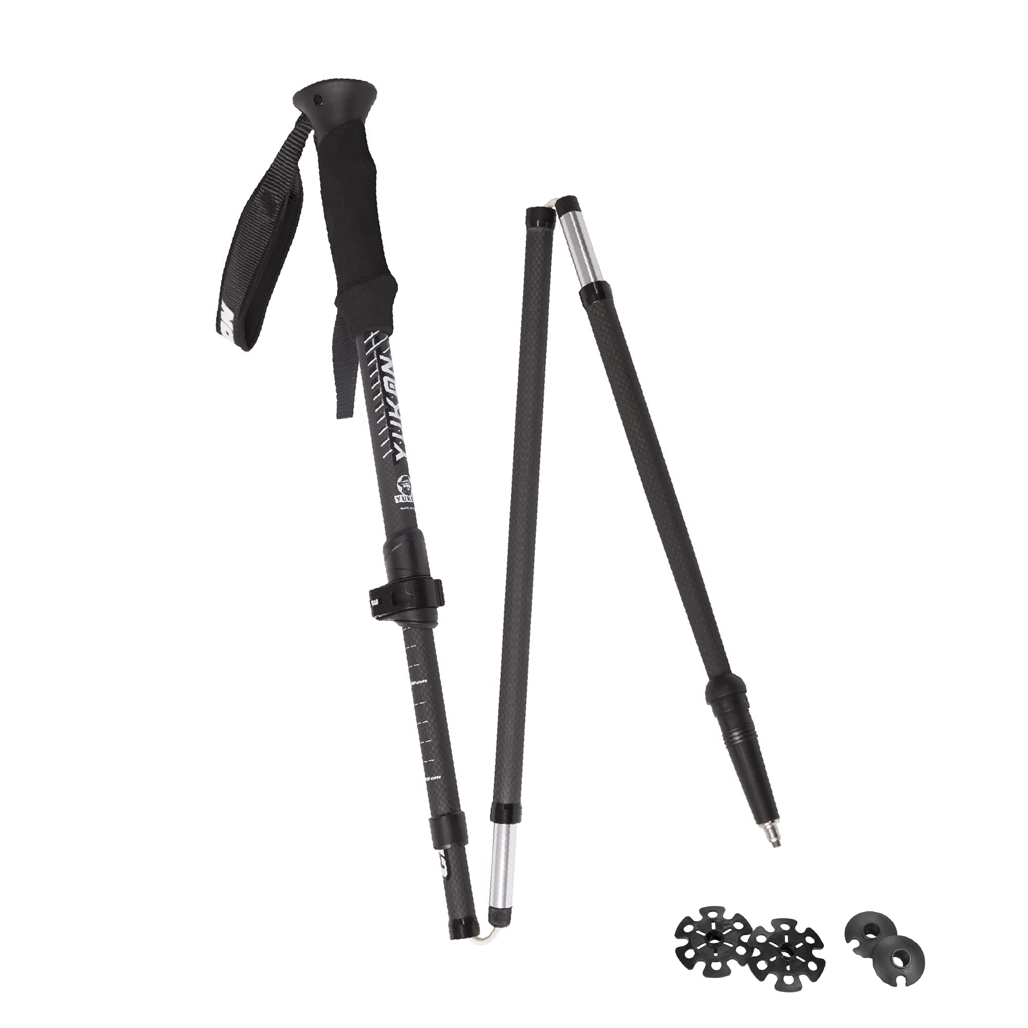 Yukon Charlie's Sherpa Trekking Poles, Twist Lock Adjustment System, Hiking Poles and Snow Baskets, Multiple Styles & Sizes