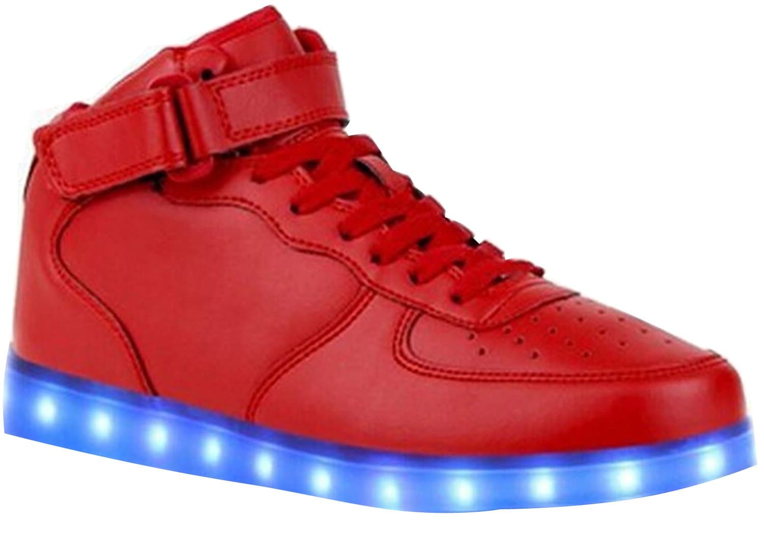 Myroads 7 Colors USB Charging Shoes Flashing Sneakers Led Shoes Light Up High Top Sneakers Unisex Men and Women