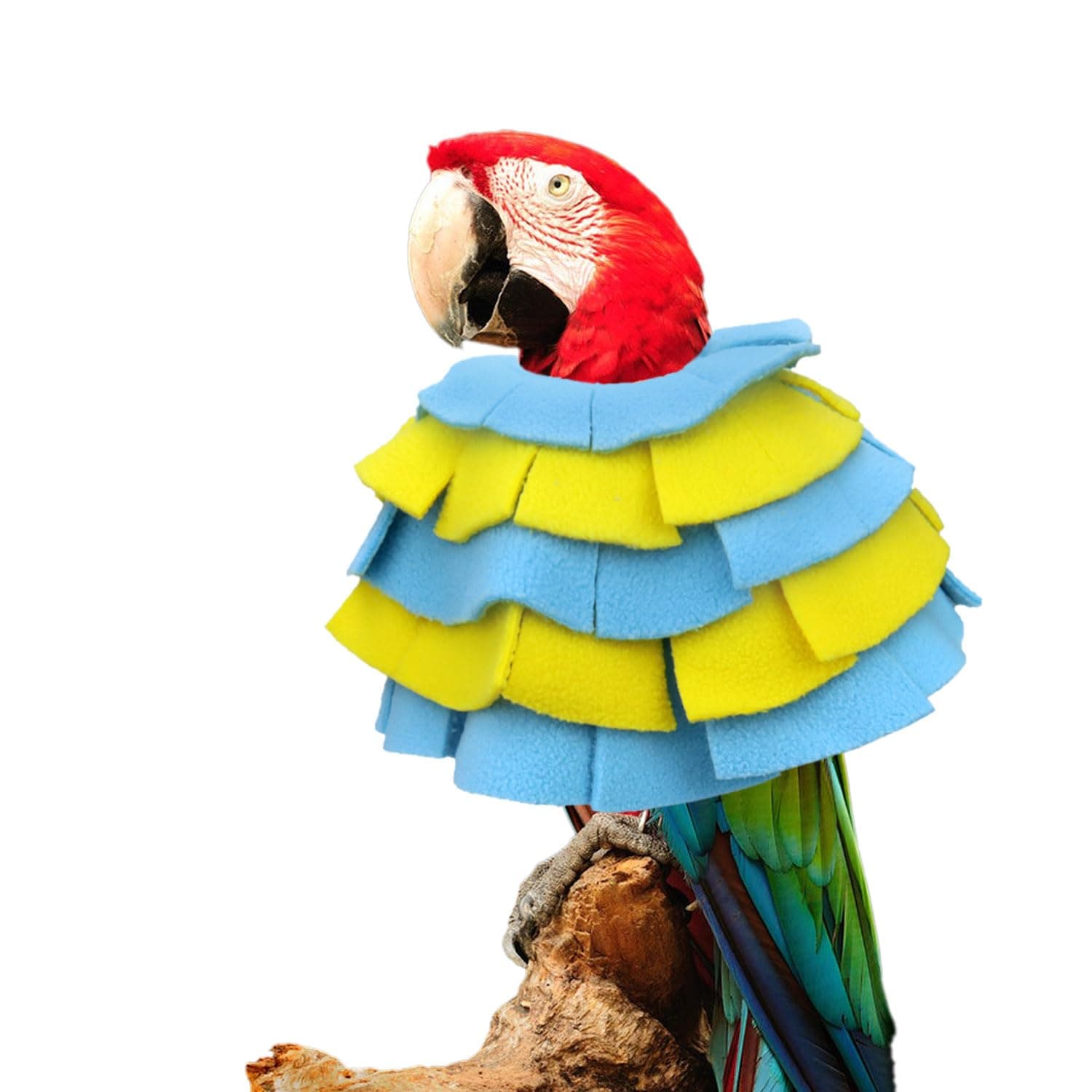 Bird Collar for Macaw Parrots Feather Plucking Parrot Anti Bite Collar Full Body Shield