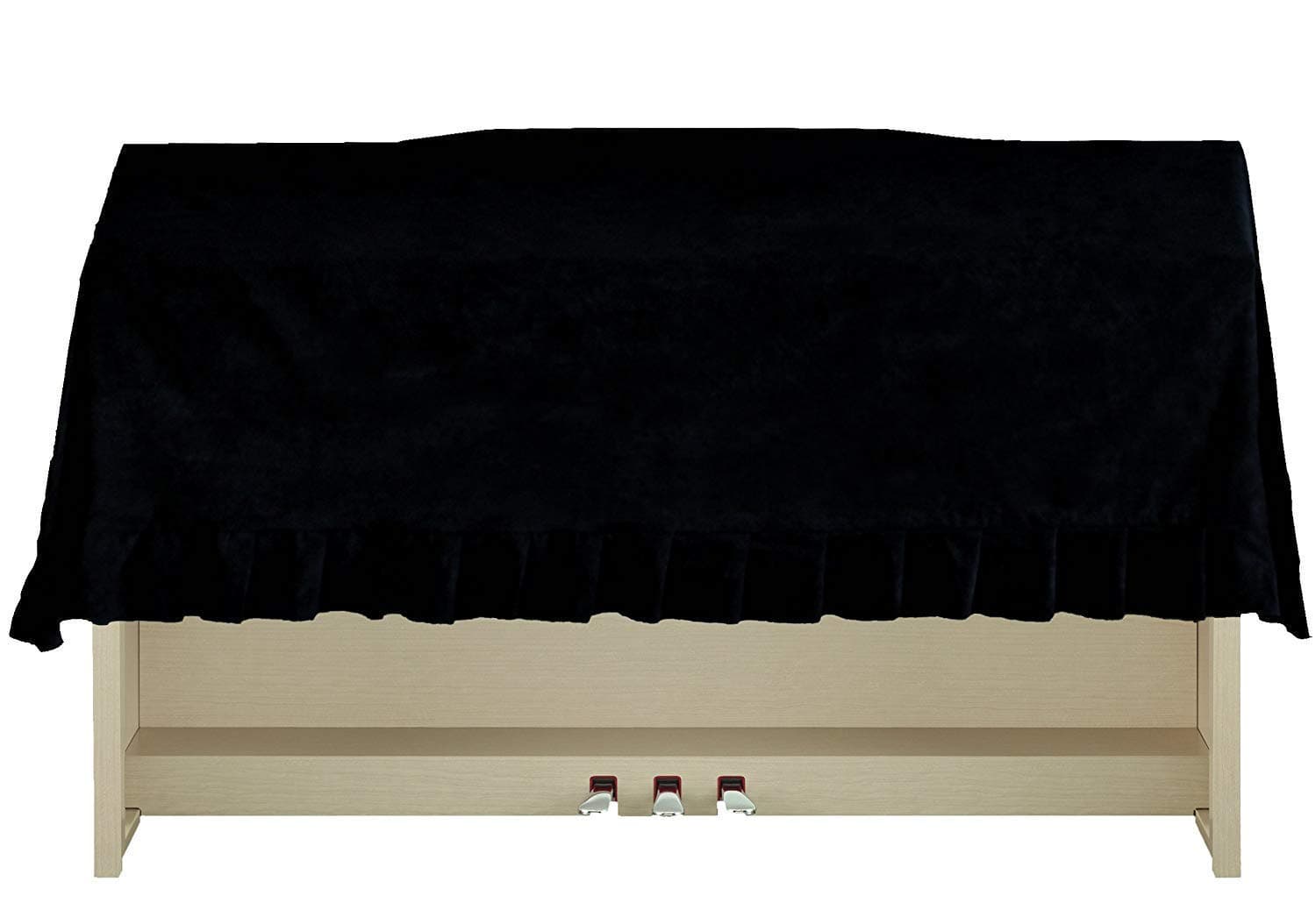 ClairevoireCLAVINOVA/ARIUS Digital Piano Dust Cover | water-proof | Handcrafted with luxury-grade Premium Velvet | FITS YAMAHA/KAWAI DIGITAL UPRIGHT PIANOS AND OTHERS (53.5 in (136cm))