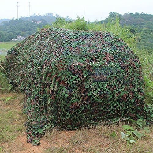 icase4u 2M X 3M Oxford Fabric Camouflage Net/Camo Cover For Hunting Camping Hide Army
