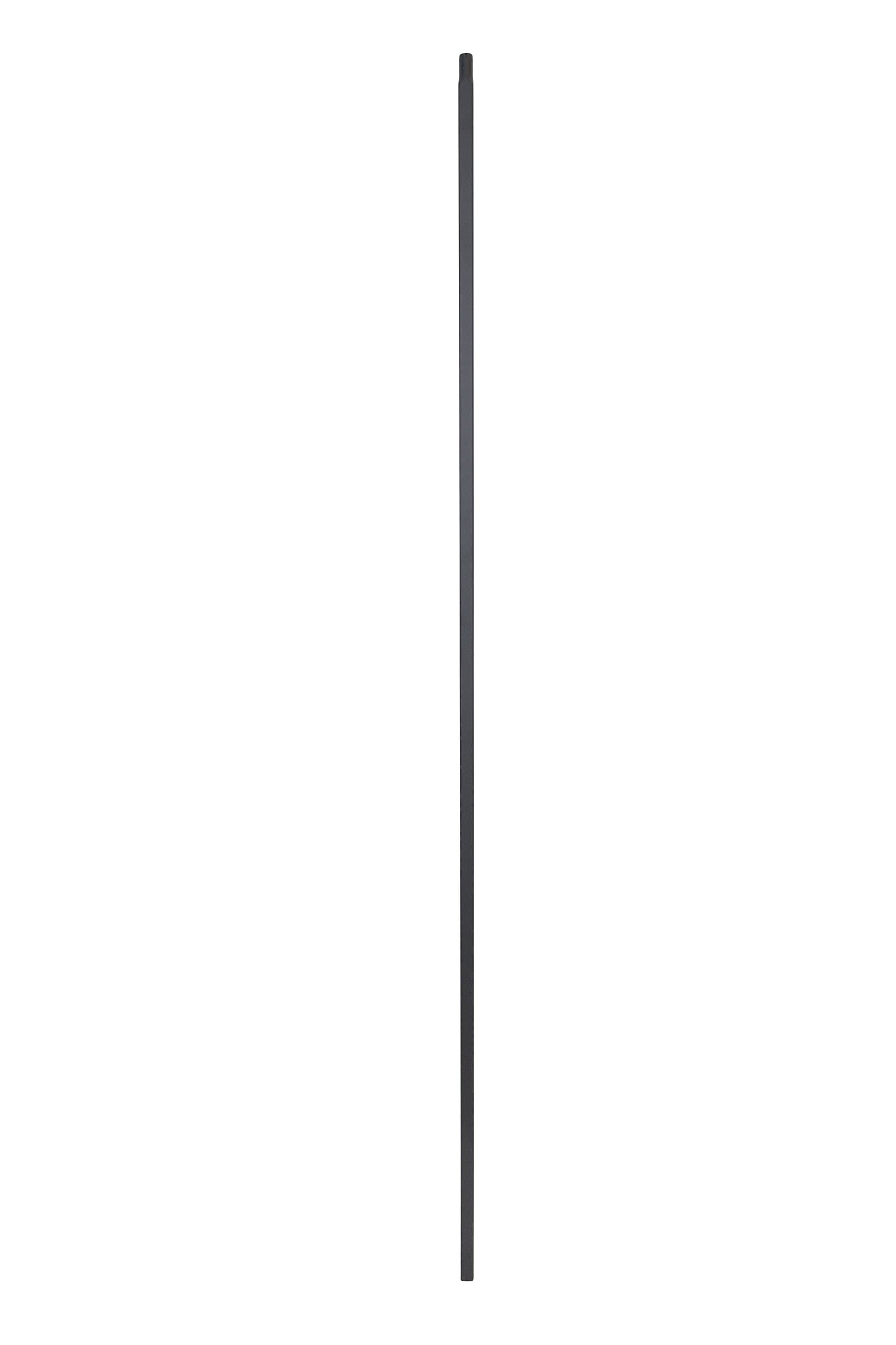 Ascension Stair PartsT01 - Iron Balusters - Standard Plain - Hollow - 112cm Tall - 1.3cm Square - Box of 15 (Satin Black)