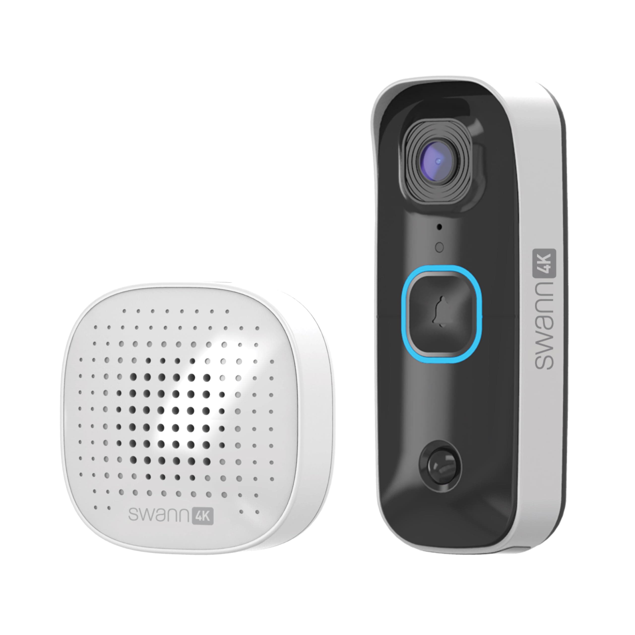 Buddy4K UHD Wireless Video Doorbell & Chime | No Monthly Fee | Ultra-Wide 165° View | Smart Analytics | 2-Way Audio | Night Vision | Easy Installation | Indoor & Outdoor Surveillance | 4KBUDDY