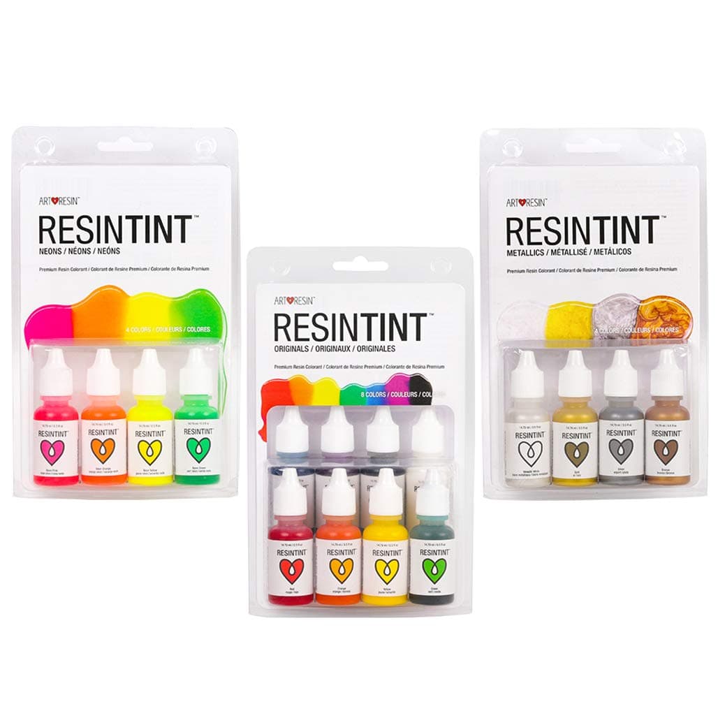 ResinTint - Liquid Pigment - Non-Toxic - Non-Flammable - Complete Set Bundle - 16 Colors