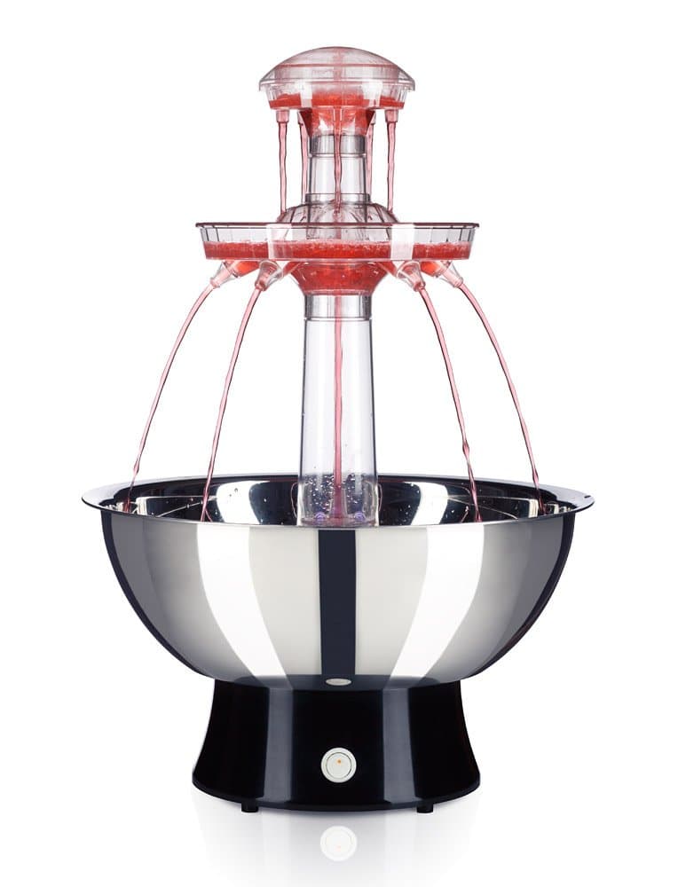LED Cocktail Fountain 5 l, Party Fountain, Beverage Fountain (stainless steel base)