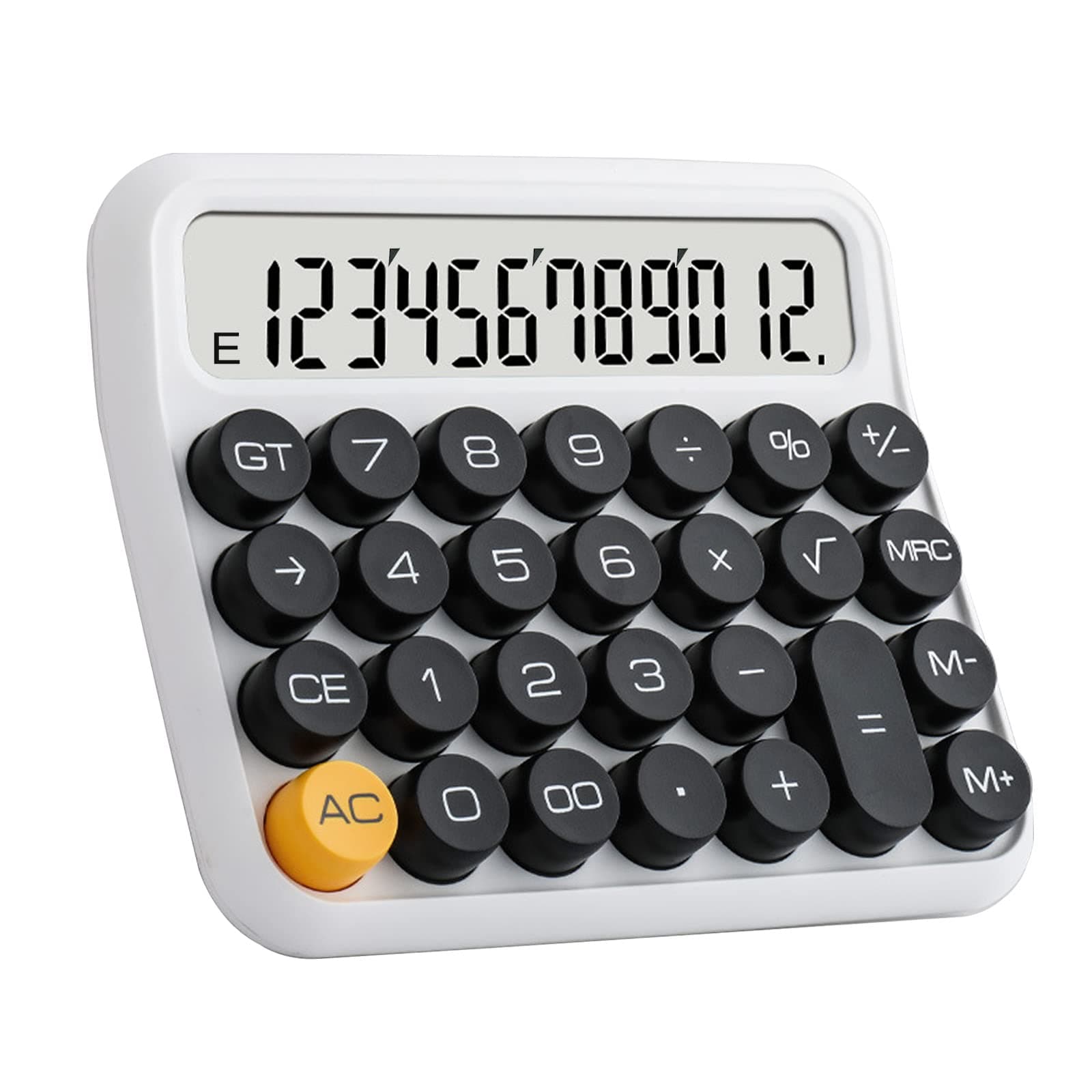 Benkaim Calculators, Desk Calculator,Basic Standard Calculator,12 Digit Large LCD Display Big Button Calculator for School, Home & Business Use(Black)