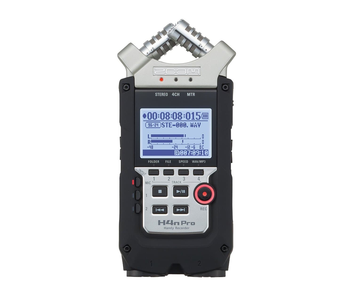 Zoom H4N PRO Digital Multitrack Recorder, Black (H4nPro)