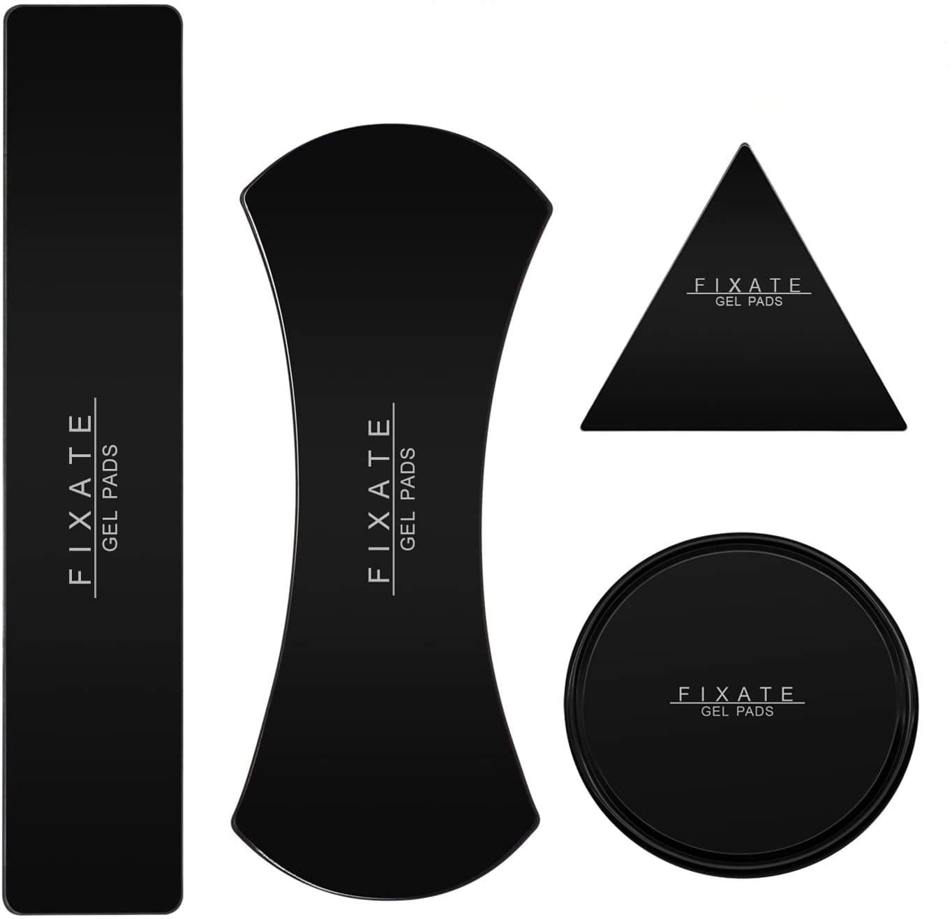 Tianhaixing Nano Rubber Fixate Sticky Anti-Slip Washable Pads Sticky Auto Gel Holder for Multiple Uses, Car GPS, Kitchen Cabinets or Tile (490+491) [4 Pieces]