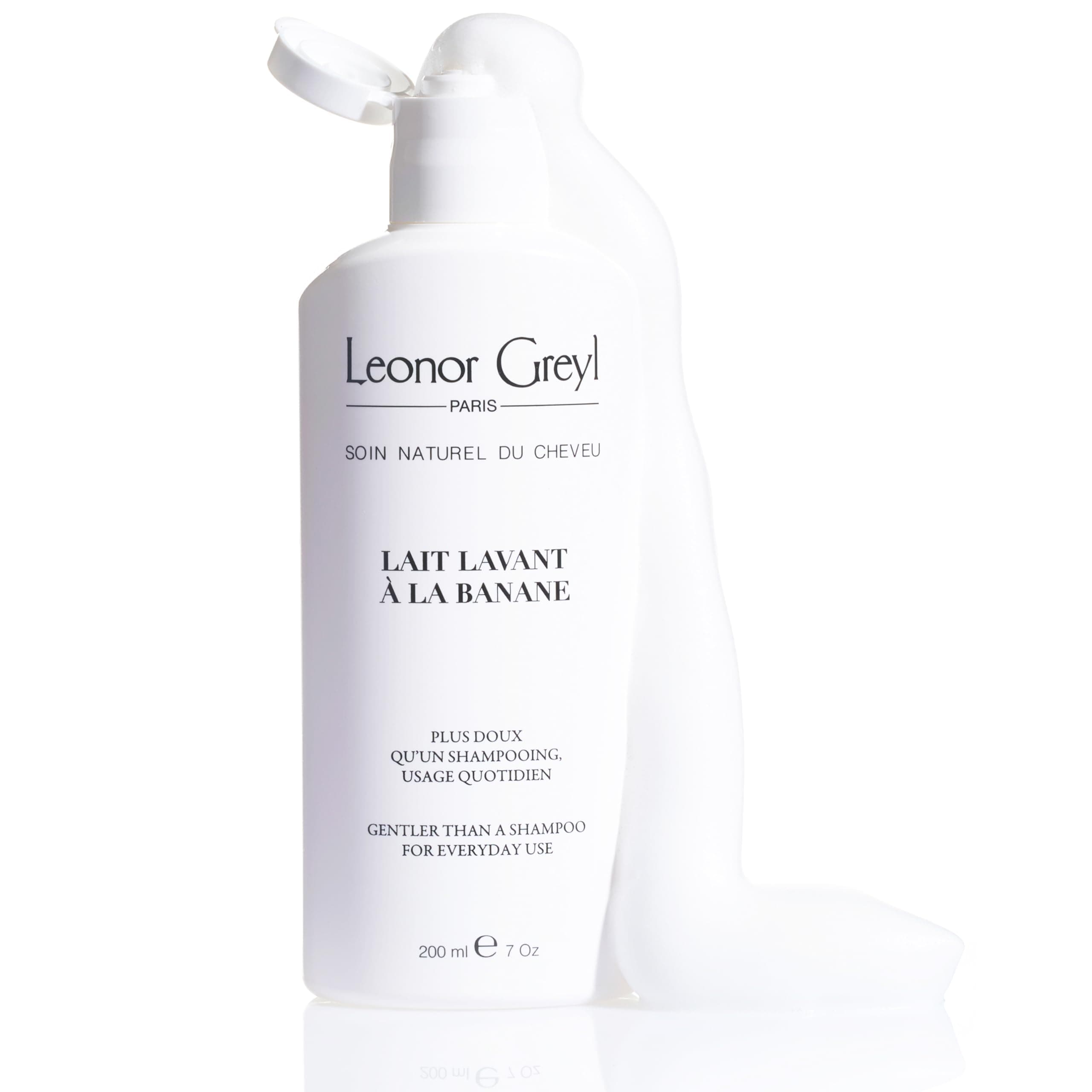 Paris - Lait Lavant a La Banane - Gentle Shampoo For Daily Use - Natural Purifying Hair Care Shampoo for Fine, Limp Hair (6.7 oz)