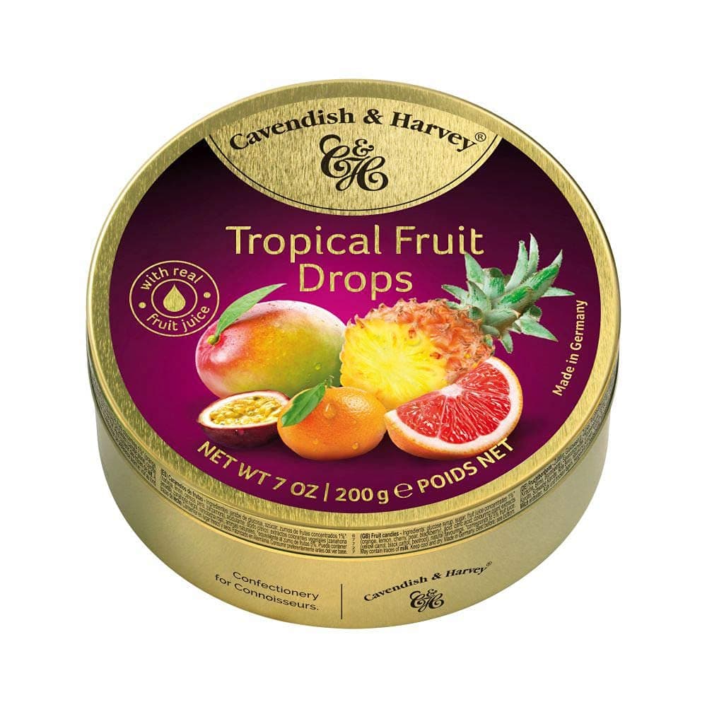 Tropical Fruit Drops, 200Gm (Germany)