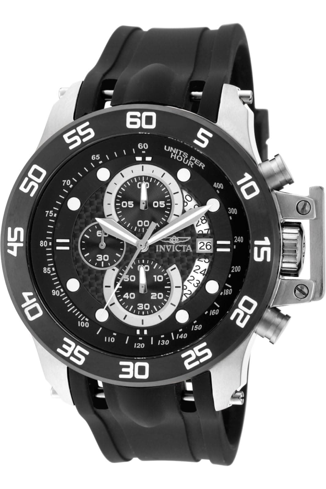 Invicta Men's I-Force Analog Display Japanese Quartz Black Watch
