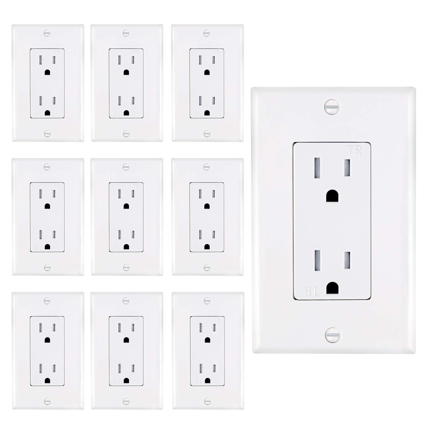 OUTLET WITH WALL PLATE