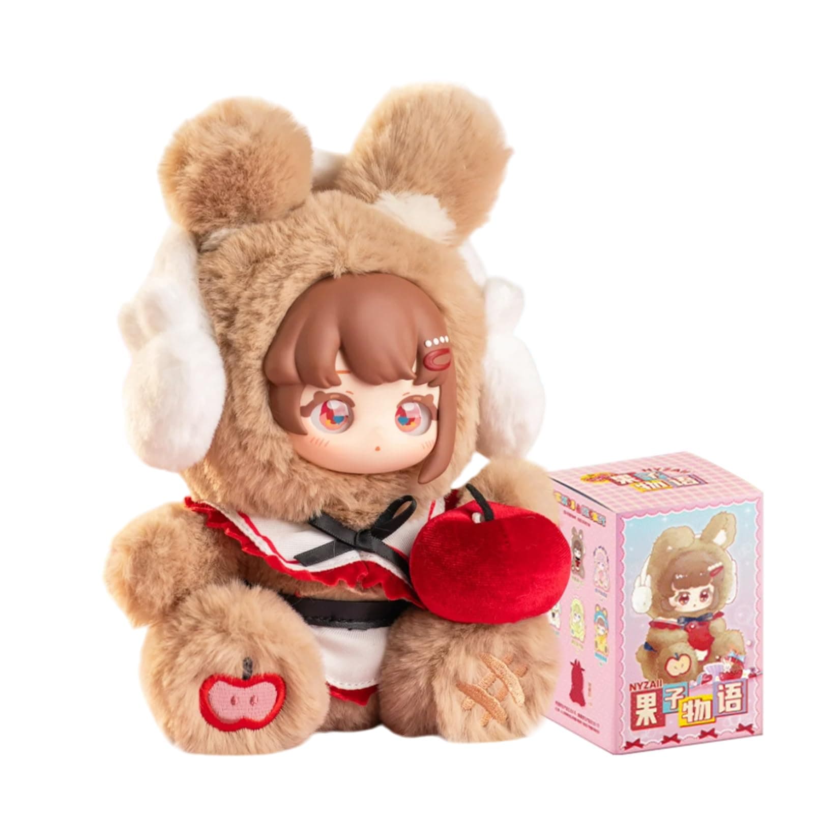 CALEMBOU Plush Doll Blind Box, Ninizee Fruit Story Series Mystery Box Plush Toys, 7 Inches Cute Anime Plush Doll Birthday for Girls (Ninizee Fruit Story Series)