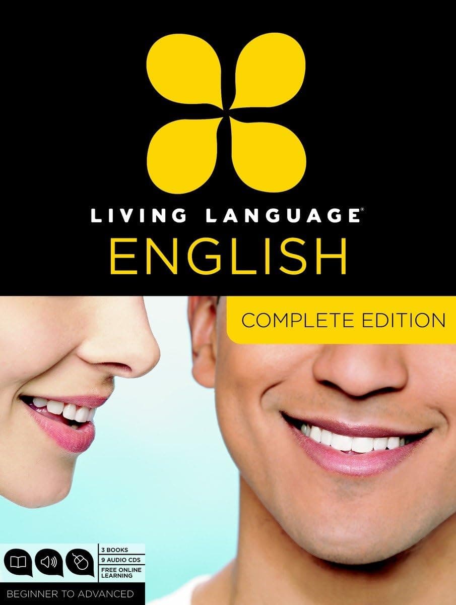 Living Language English, Complete Edition (ESL/ELL): Beginner through advanced course, including 3 coursebooks, 9 audio CDs, and free online learning Unabridged Edition