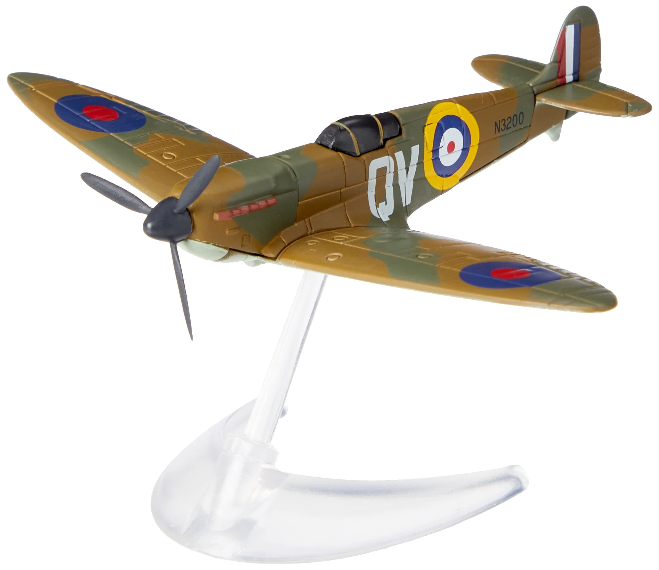 Corgi CS90650 Flying Aces Supermarine Spitfire Model Airplane - Diecast Planes & Aircraft Models for Ages 6+, Die Cast Plane, Toy Airplanes - Gift for Young Aviation Fans, Birthday Gifts for Him