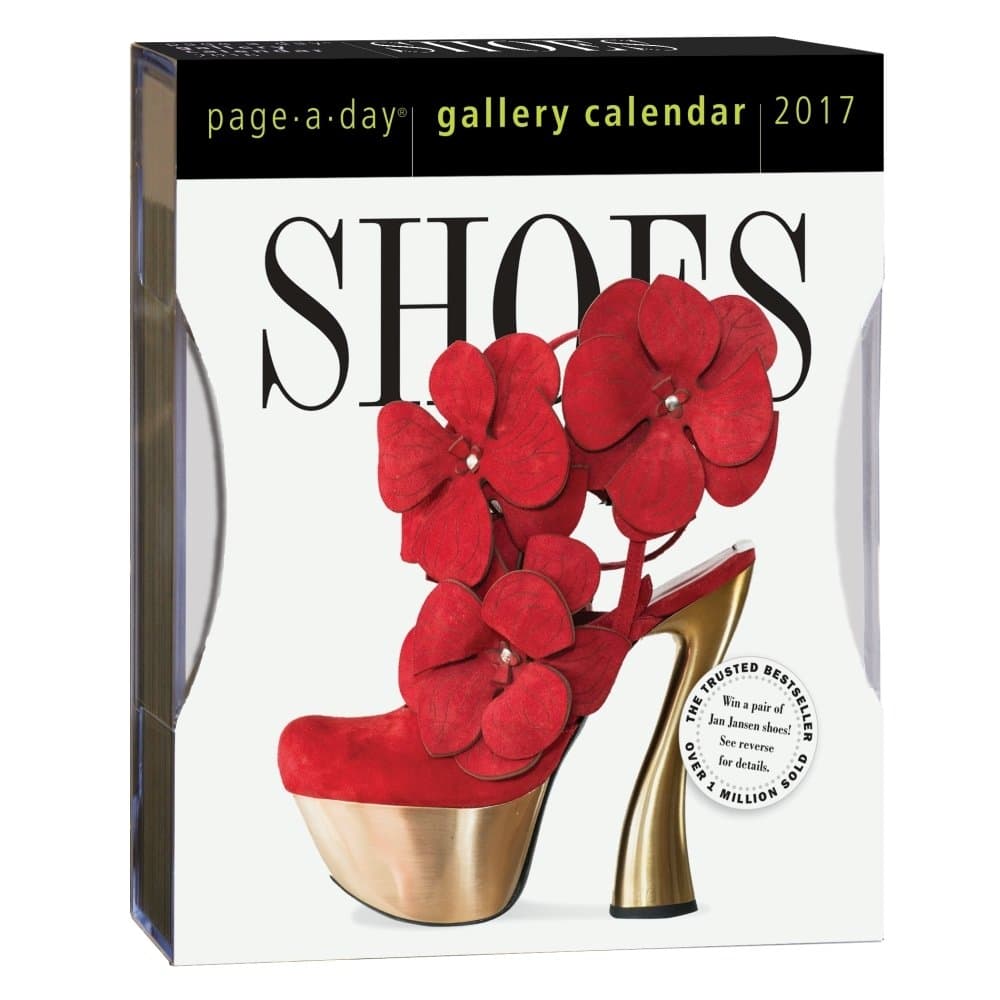 2017 SHOES Gallery DAILY Desk/Boxed Calendar