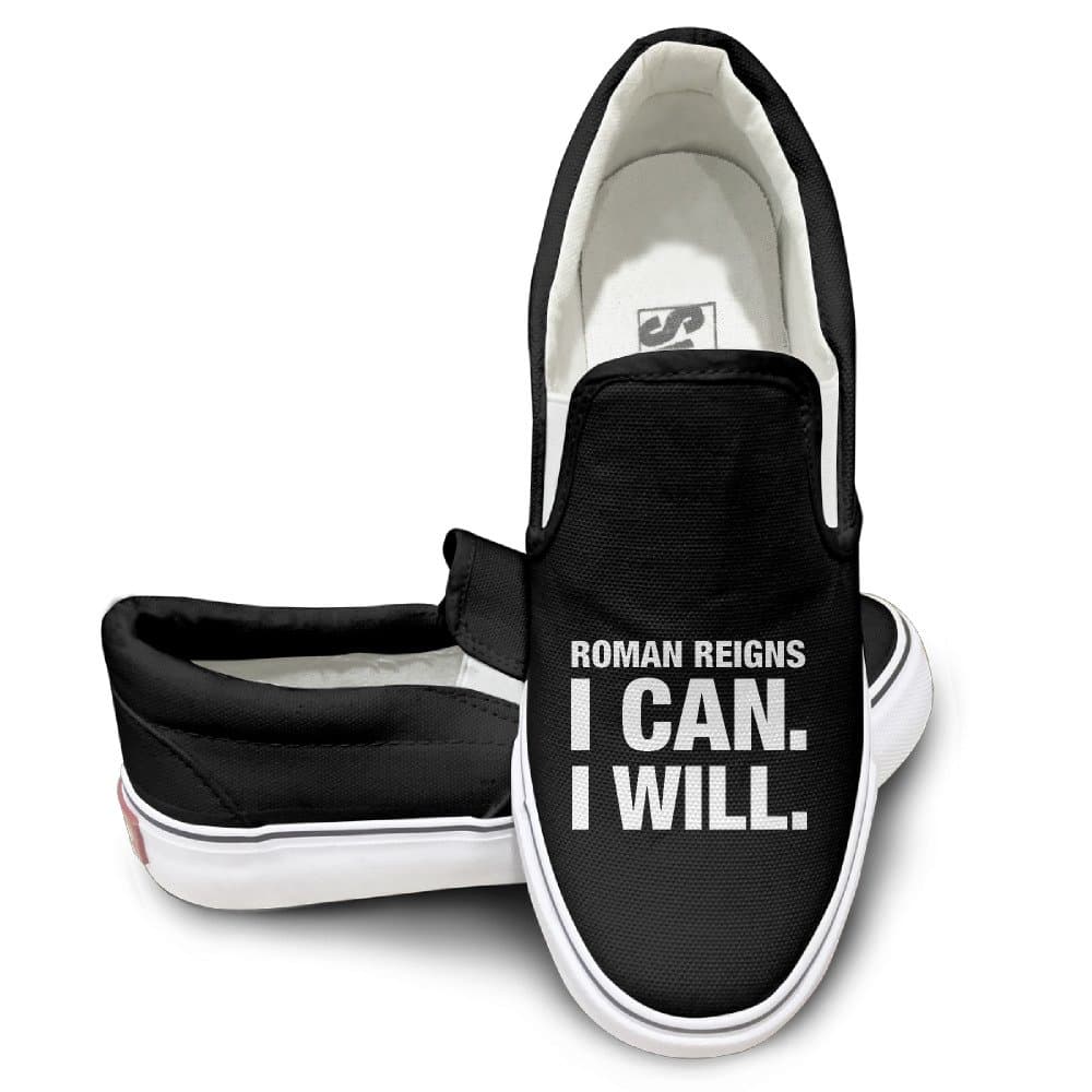 OOONG Roman Reigns I Can I Will Casual Slip On Casual Shoes