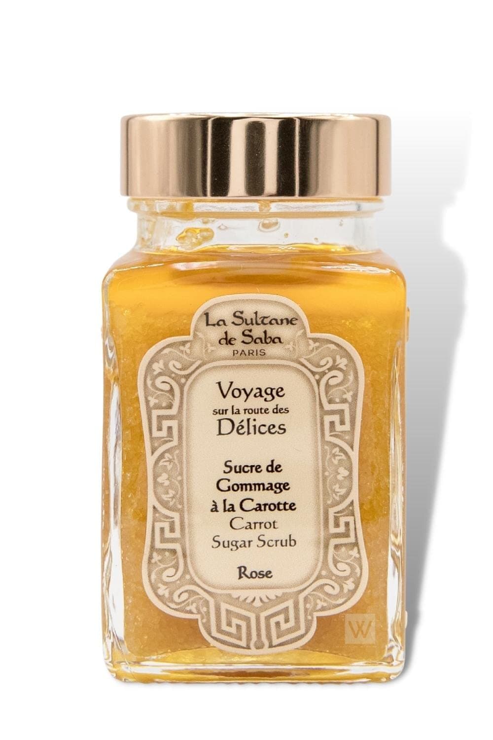 La Sultane de SabaSugar Scrub - Carrot - Jasmine And Tropical Flowers - Journey To The Route Of Malaysia, 100ml / 3.4 Fl Oz