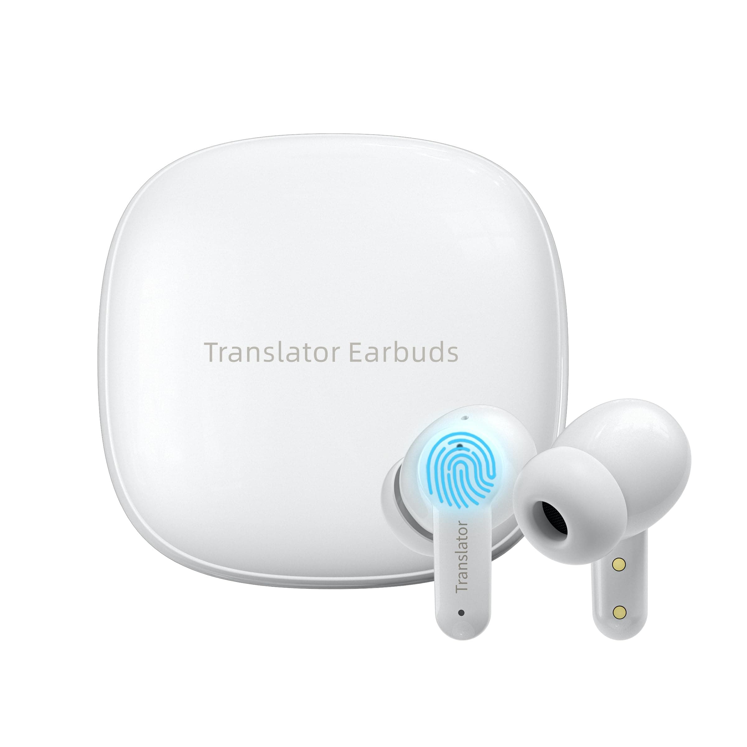 M3 Offline AI Translator Earbuds Support 144 Languages & Accents Translation Two-Way Translation Translator Device AI Translation Earbuds Real Time No Subscription Required