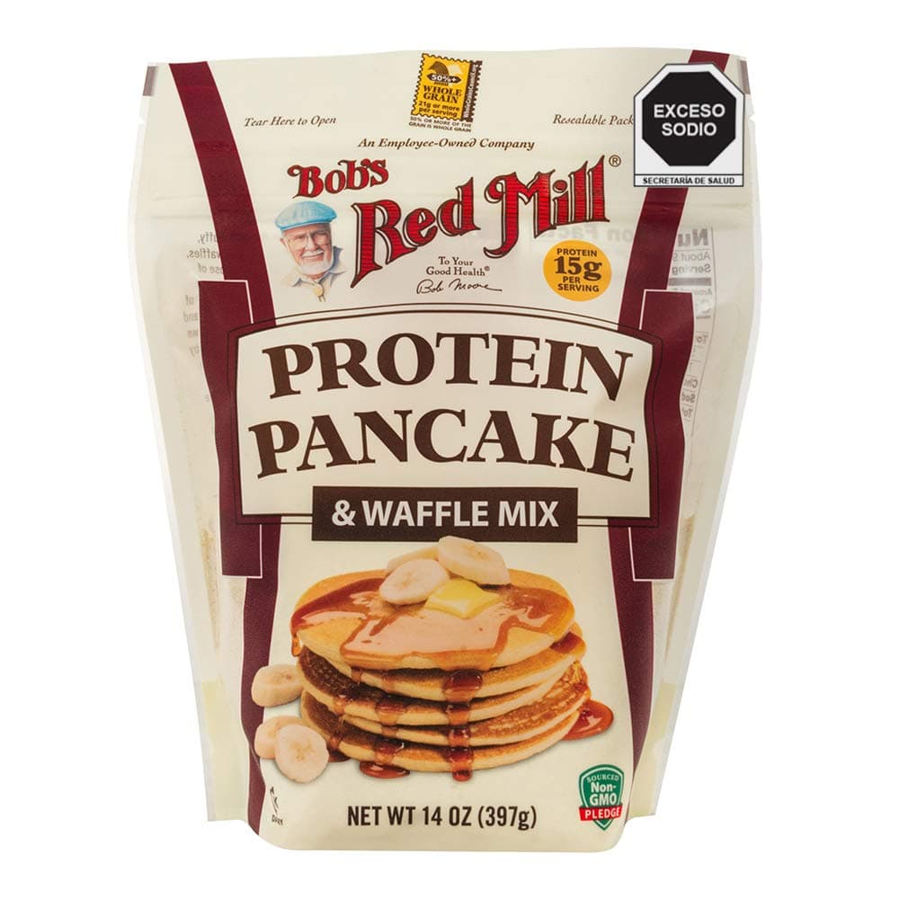 Bob's Red Mill, Protein Pancake & Waffle Mix, Whole Grain, 14 oz (397 g)