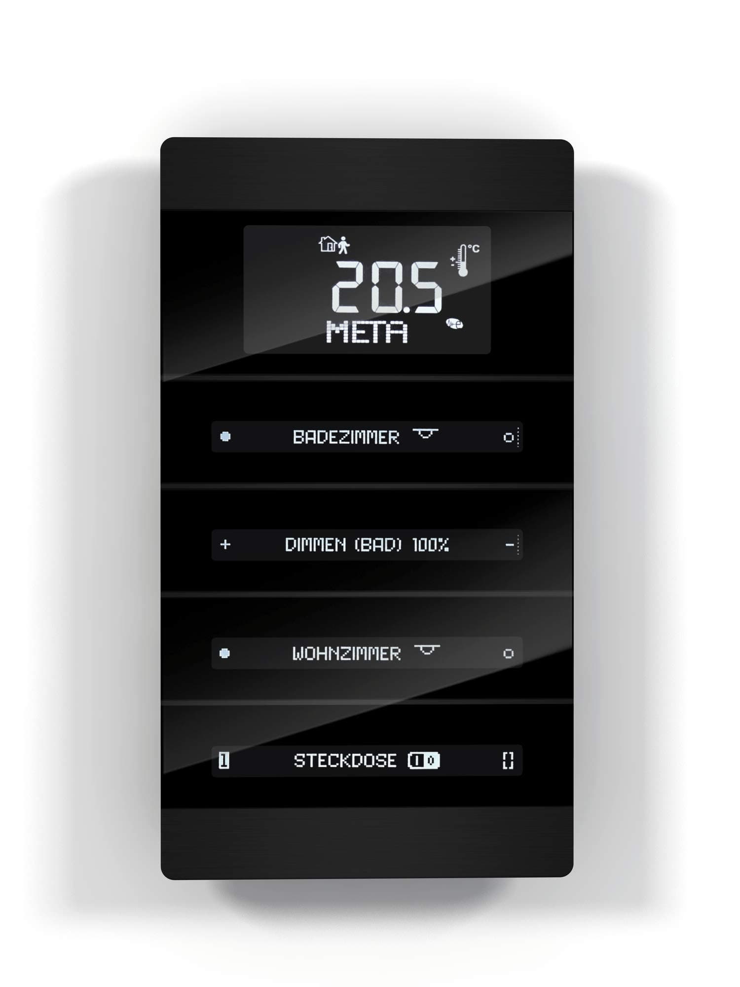 enertexMeTa® KNX Room Controller - Premium Black