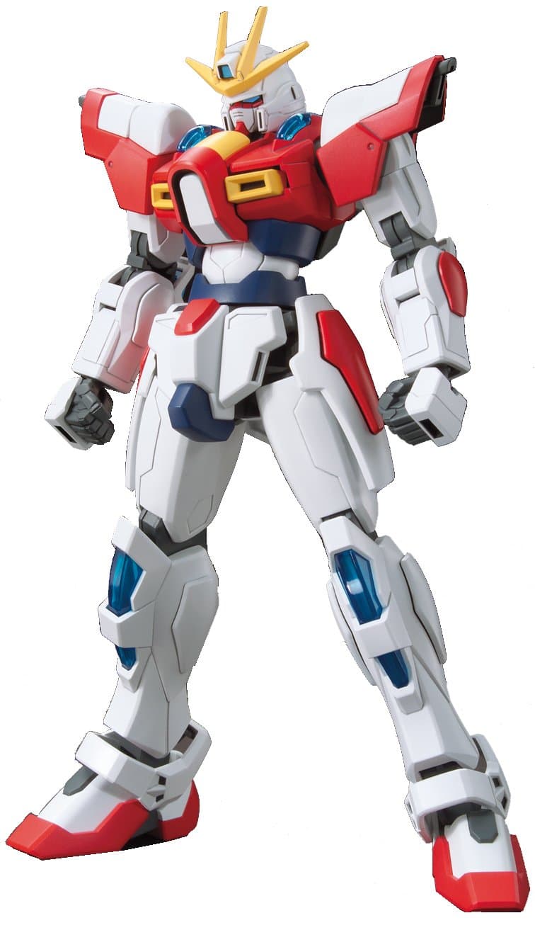 BANDAI Hobby - Gundam Build Fighters Try - #18 Build Burning Gundam, HGBF 1/144 Model Kit