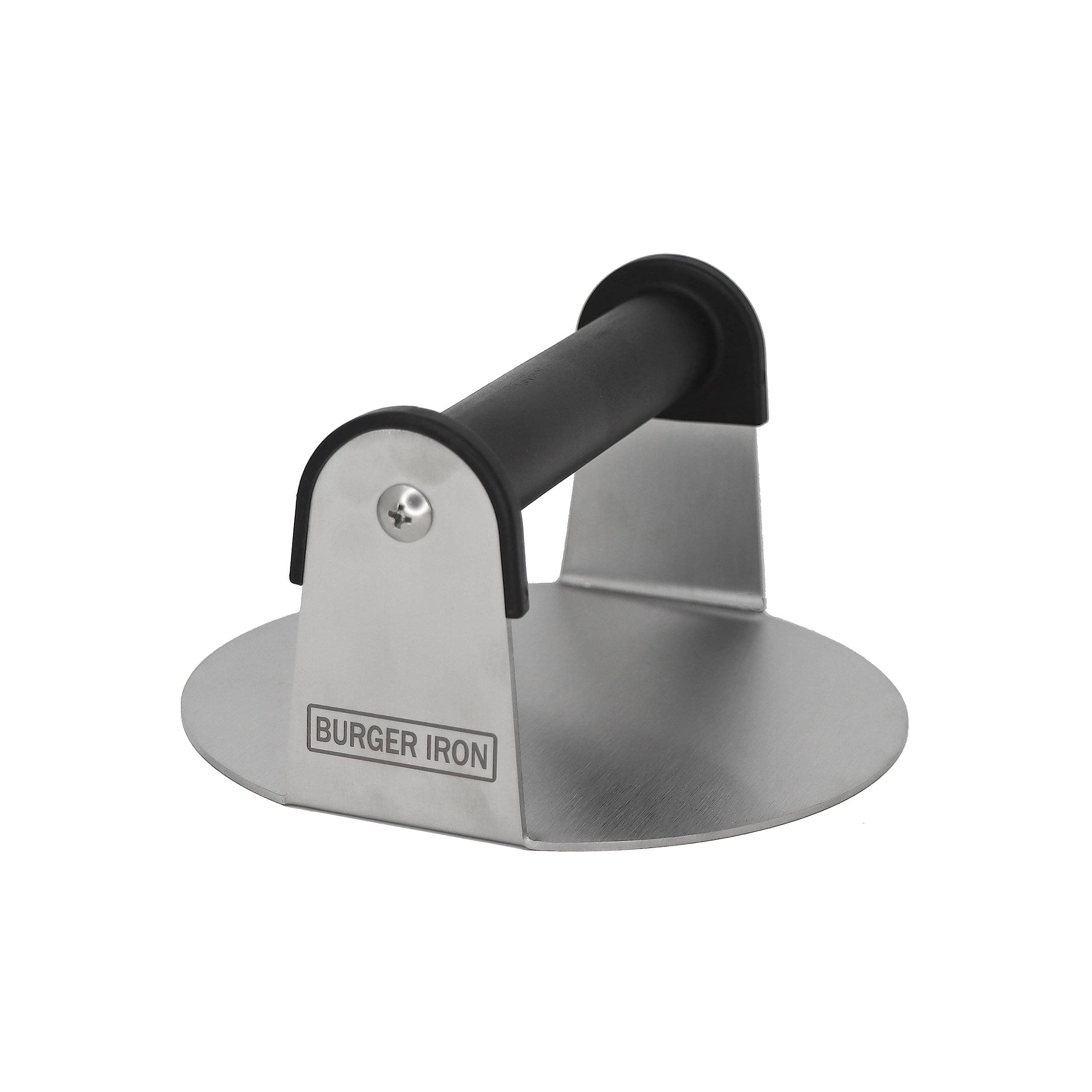 The Professional Grade Burger Smasher | Extra Wide 6" Round Flat Bottom Stainless Steel Smashed Burger Press for Griddle, Grill and Flat Top | The Original Grill Press