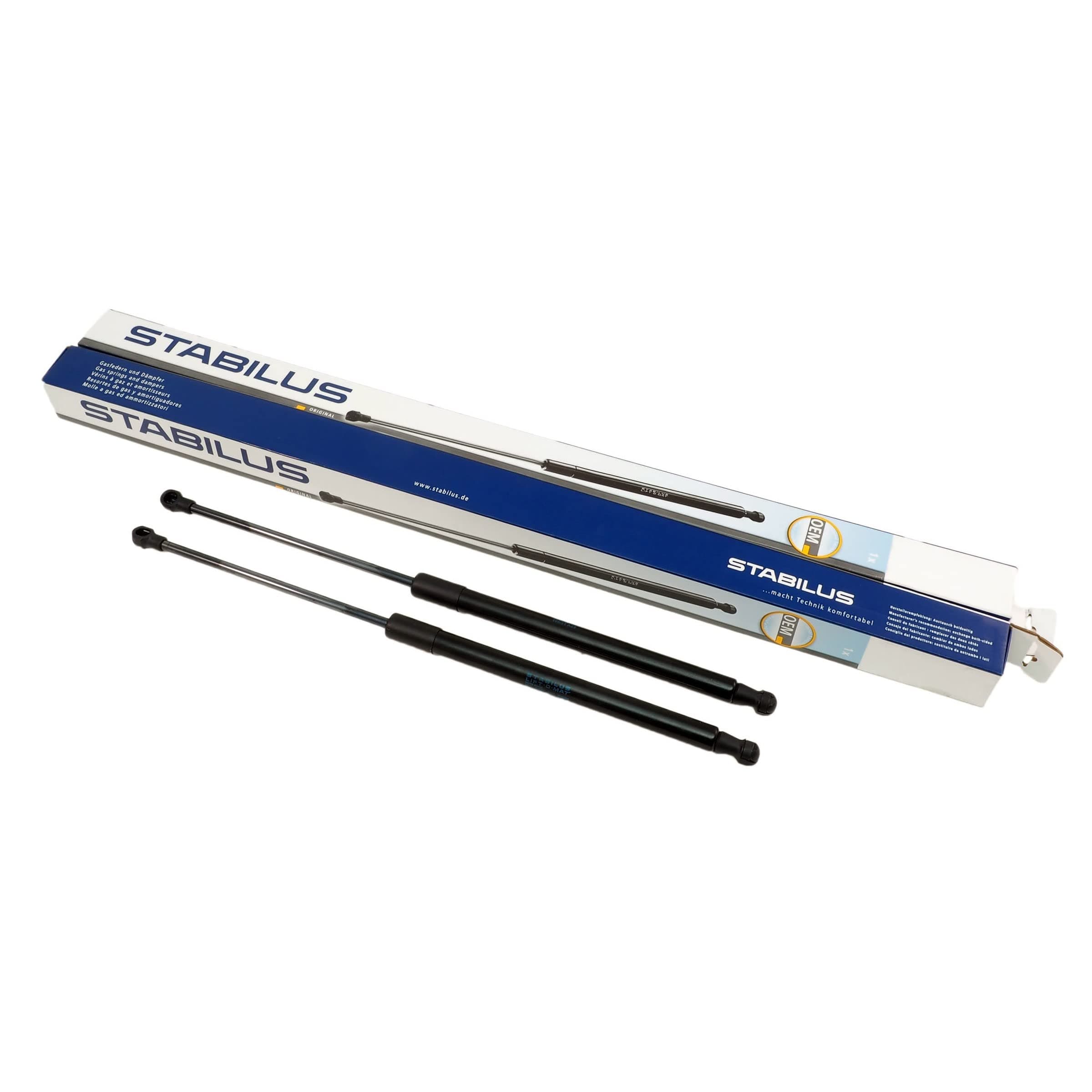Stabilus lift-o-mat lifter, gas spring, tailgate damper, 2 pieces