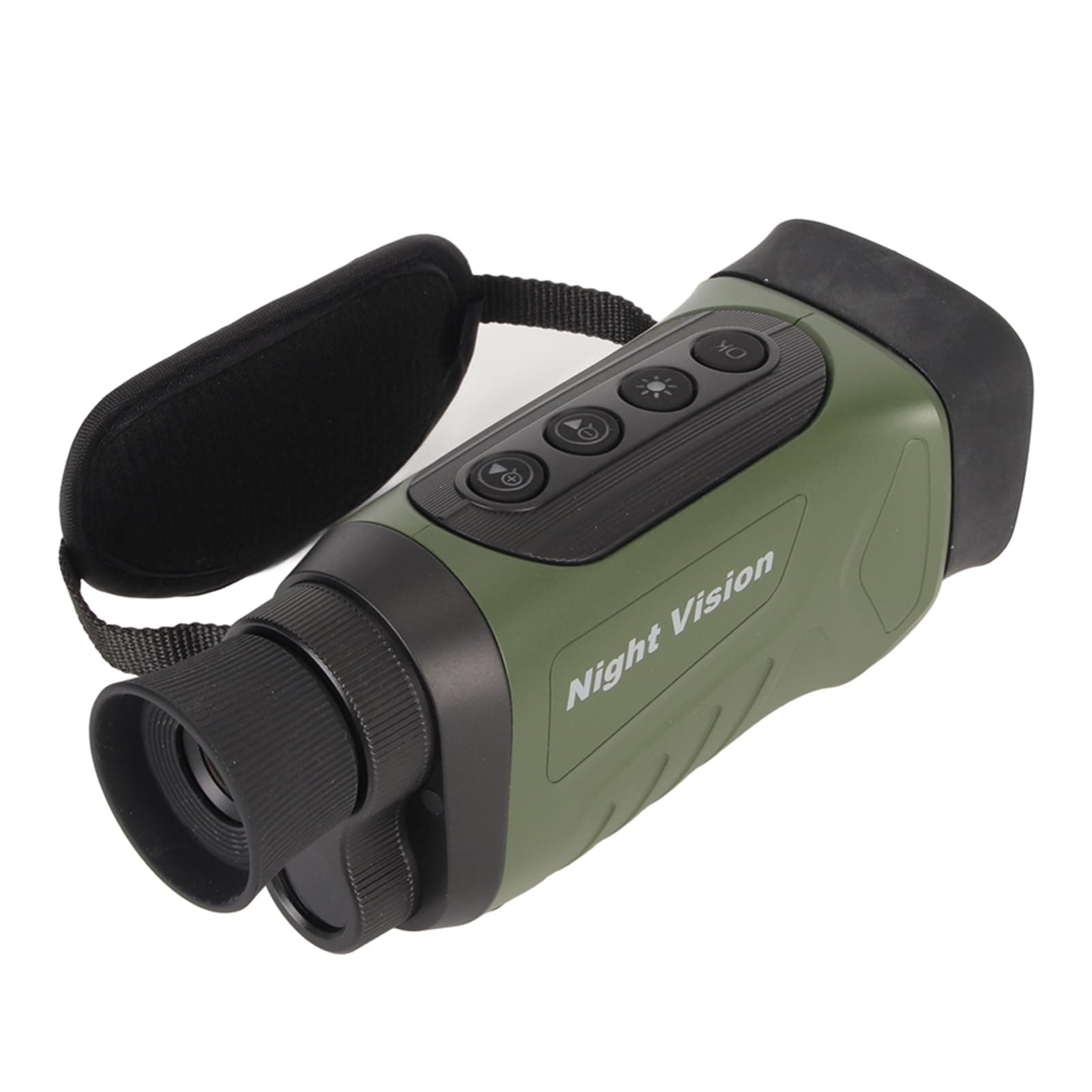 Night Vision Monocular with 6x Optical Zoom, 8x Digital Zoom, 40MP Night Vision Goggles For Hunting, Camping, and Wildlife Tracking, 2.5K UHD Video Recording, 984ft Viewing Distance (Green)