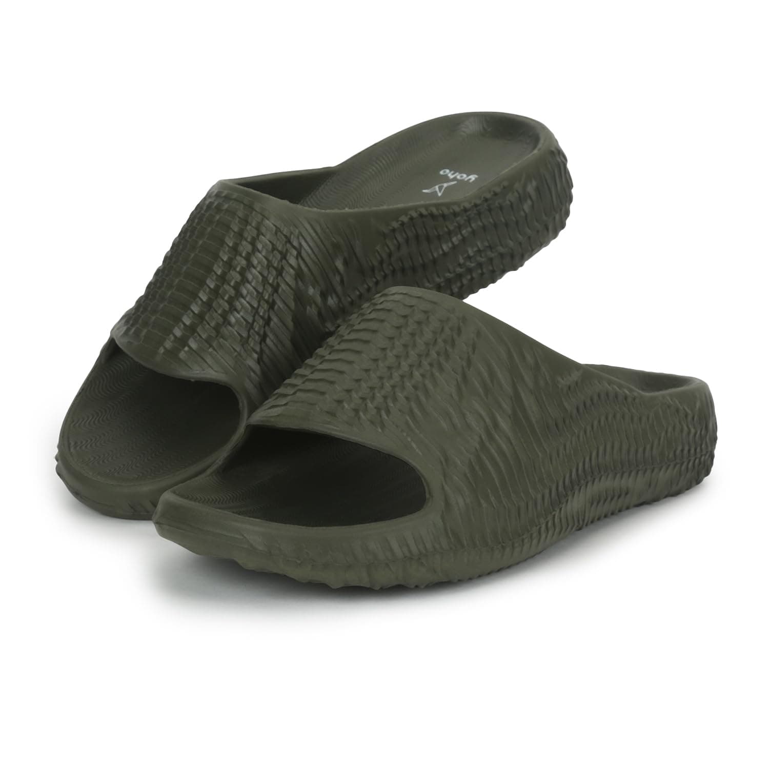 YOHOAll-Terrain Sliders for Men | Cushioned Slippers| Lightweight | Waterproof