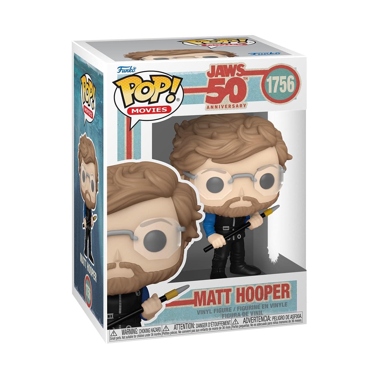 Pop! Movies: Jaws - Matt Hooper - Collectable Vinyl Figure - Gift Idea - Official Merchandise - Toys for Kids & Adults - Horror Fans - Model Figure for Collectors and Display