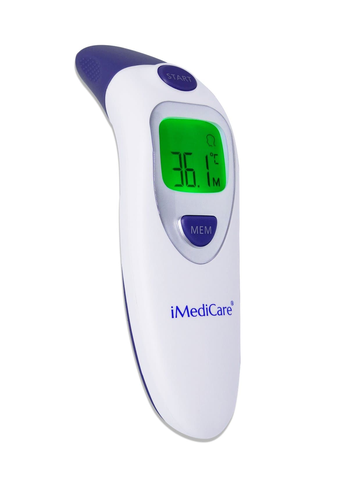 iMediCare Digital Medical Infrared Forehead and Ear Thermometer for Baby, Kids and Adults with Fever Indicator CE Approved, Dual Modes, Instant Results, Best Infrared Lens, high Accuracy