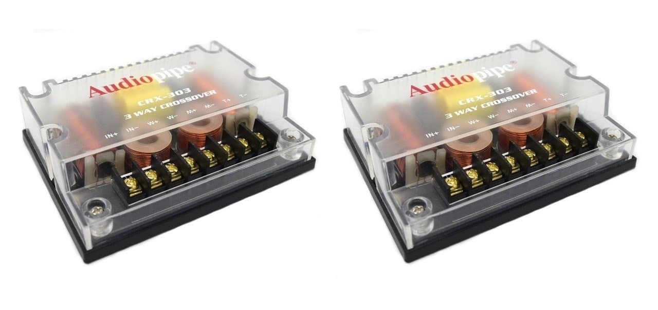 Passive 3 Way Crossover 300W Car Audio Tweeter, CRX-303, Pack of 2