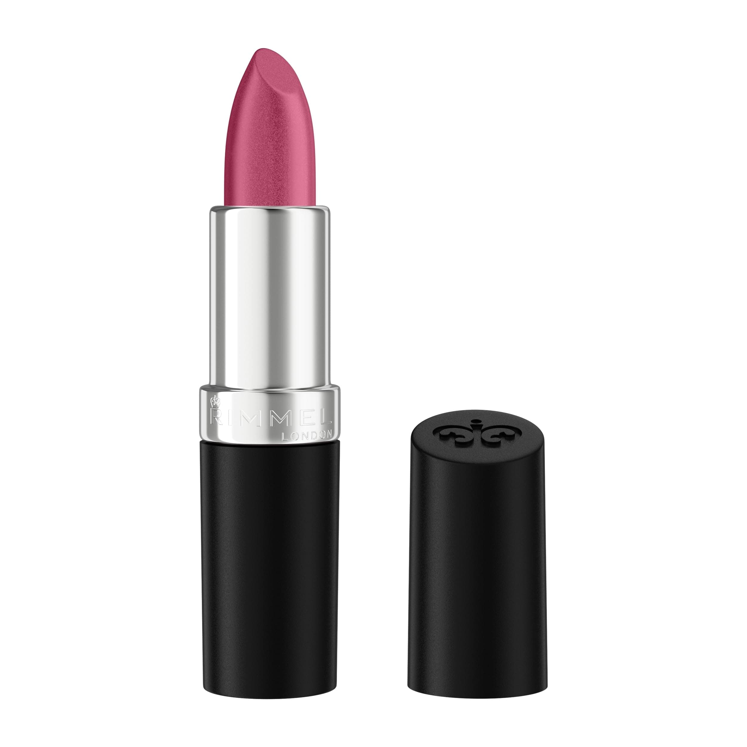 London Lasting Finish, 058 Drop Of Sherry, Satin Lipstick, Long-Lasting, Satin Finish, Rich Colour, Moisturising, Vegan Formula, 4g