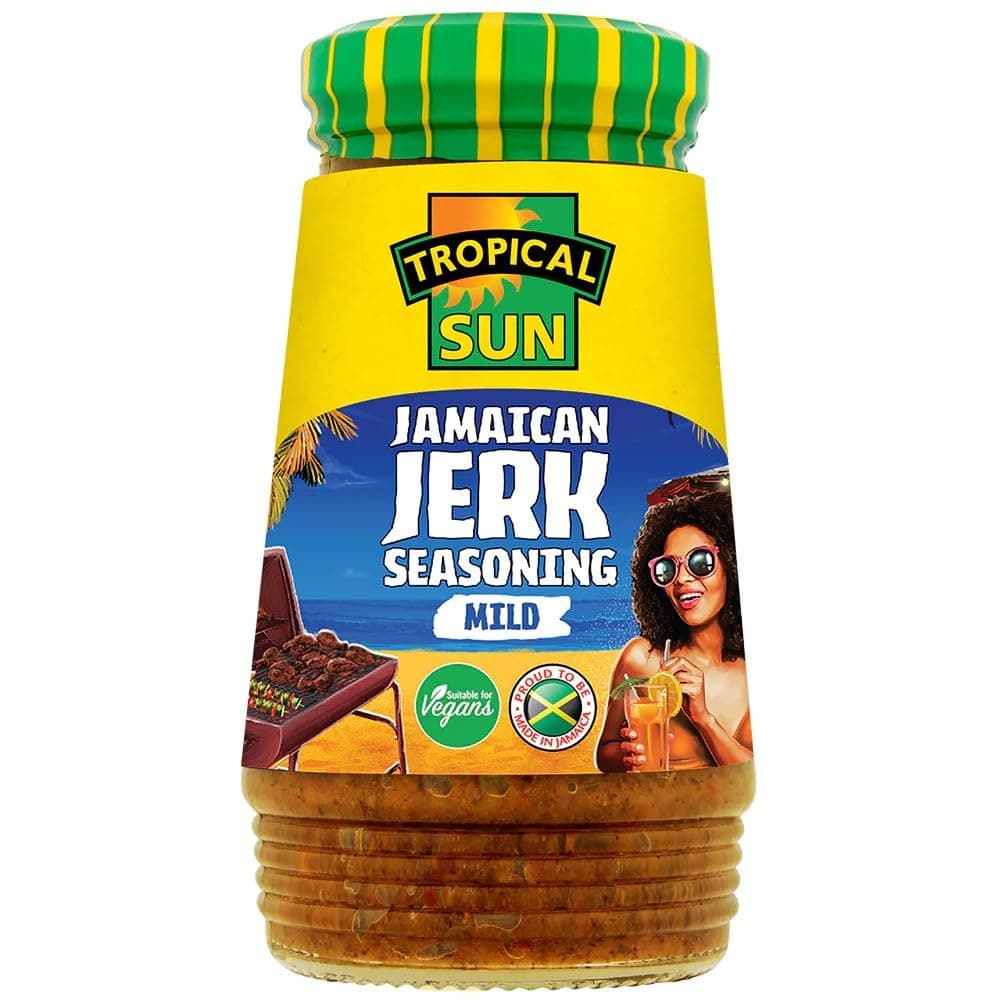 Tropical Sun Authentic Jerk Seasoning Mild 280g, Made in Jamaica(Pack of 6)