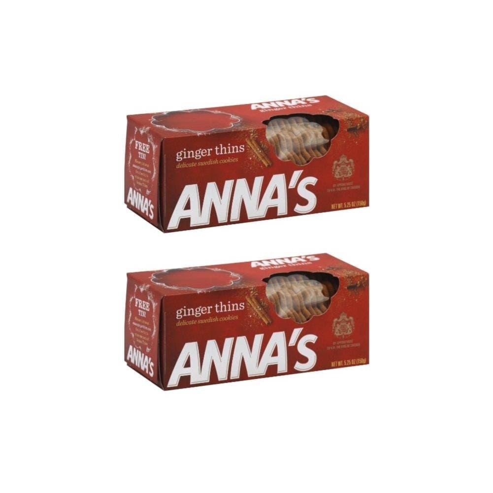 Annas Swedish Thins Ginger Cookie