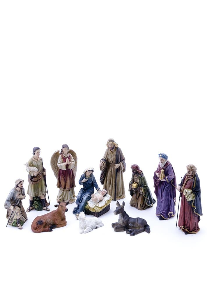 Hi-Line Gift Ltd 81891 4-Piece Christmas Nativity Scene Decor