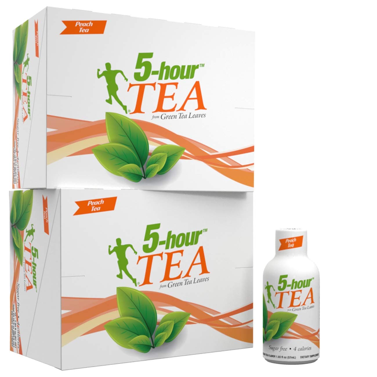 5-hour TEA, Peach Tea Flavored Energy Shots, 1.93 oz, 24 Count
