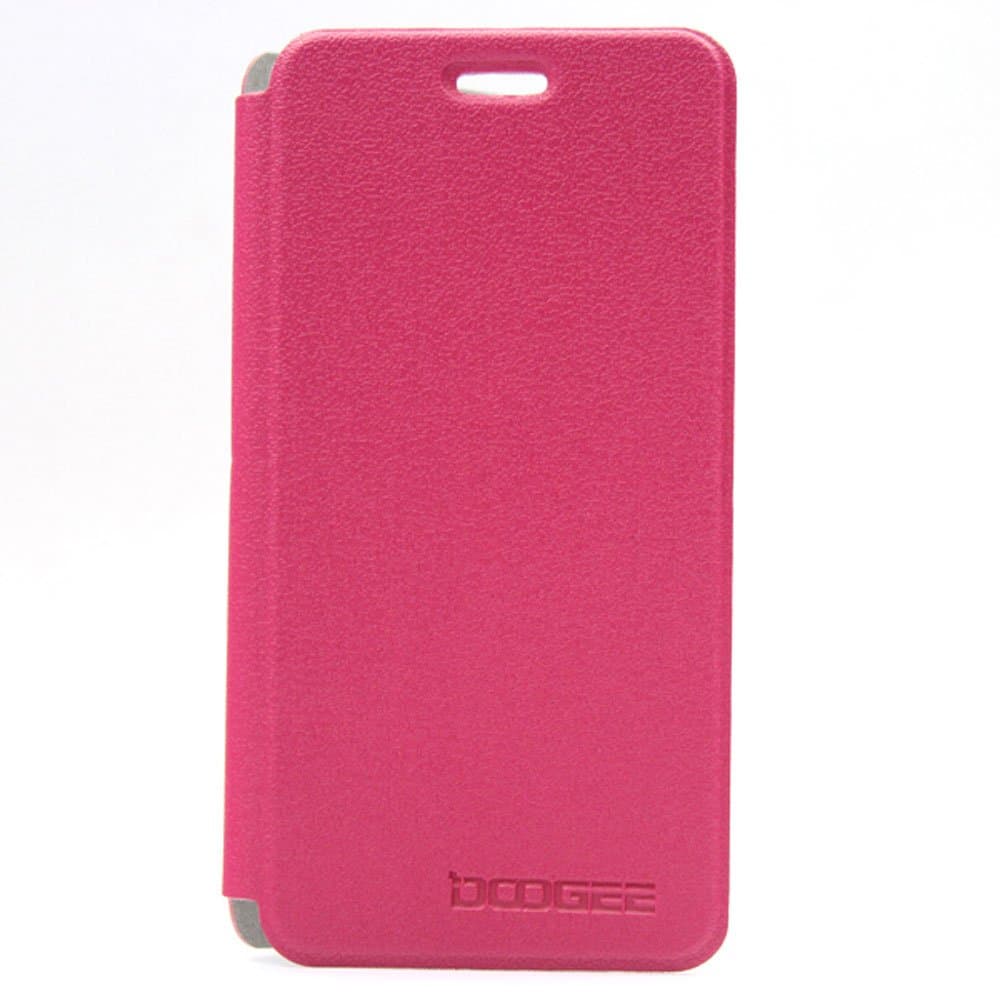 New Flip PU Leather Case Cover for DOOGEE Valencia DG800 (Red)
