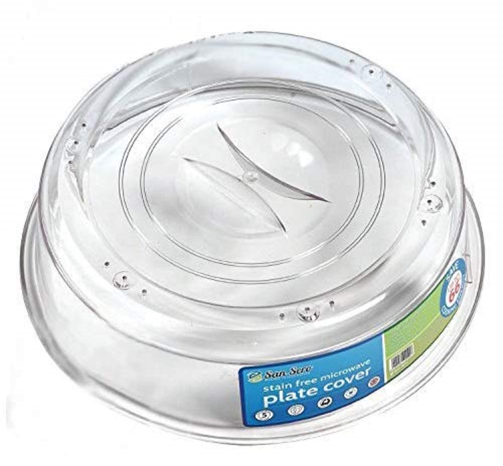 Best Vented Microwave Cover - Splatter Guard- Save 66% Energy and Time - High Temperature Polycarbonate - British Made - UL Approved