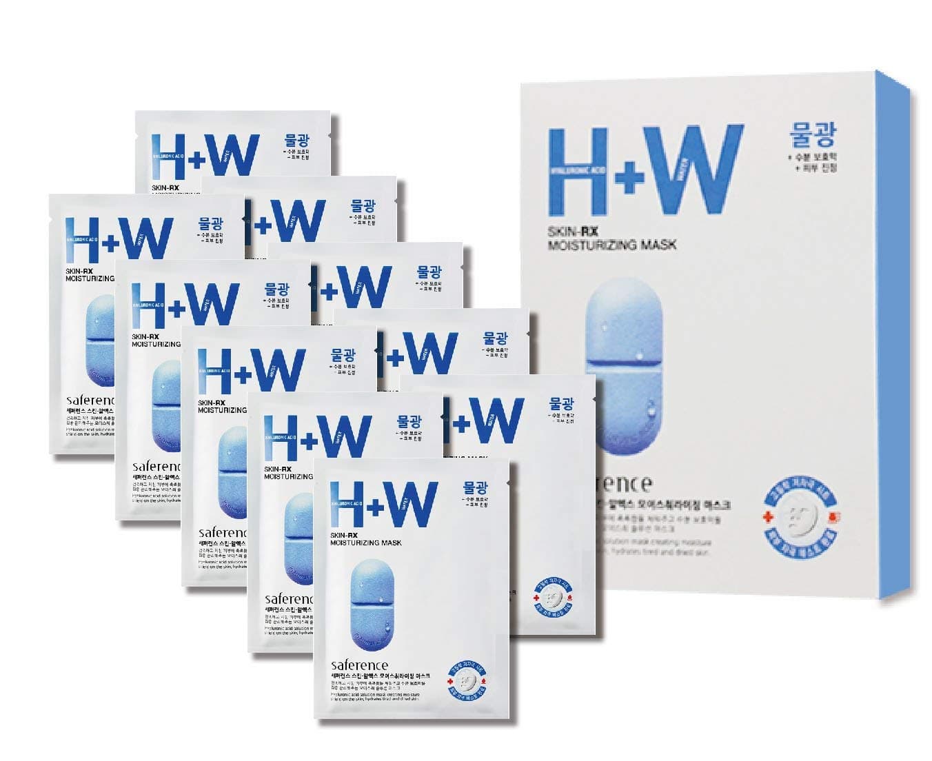 Saference H Plus W Skin Rx Moisturizing Mask Box, 11.5 Ounce