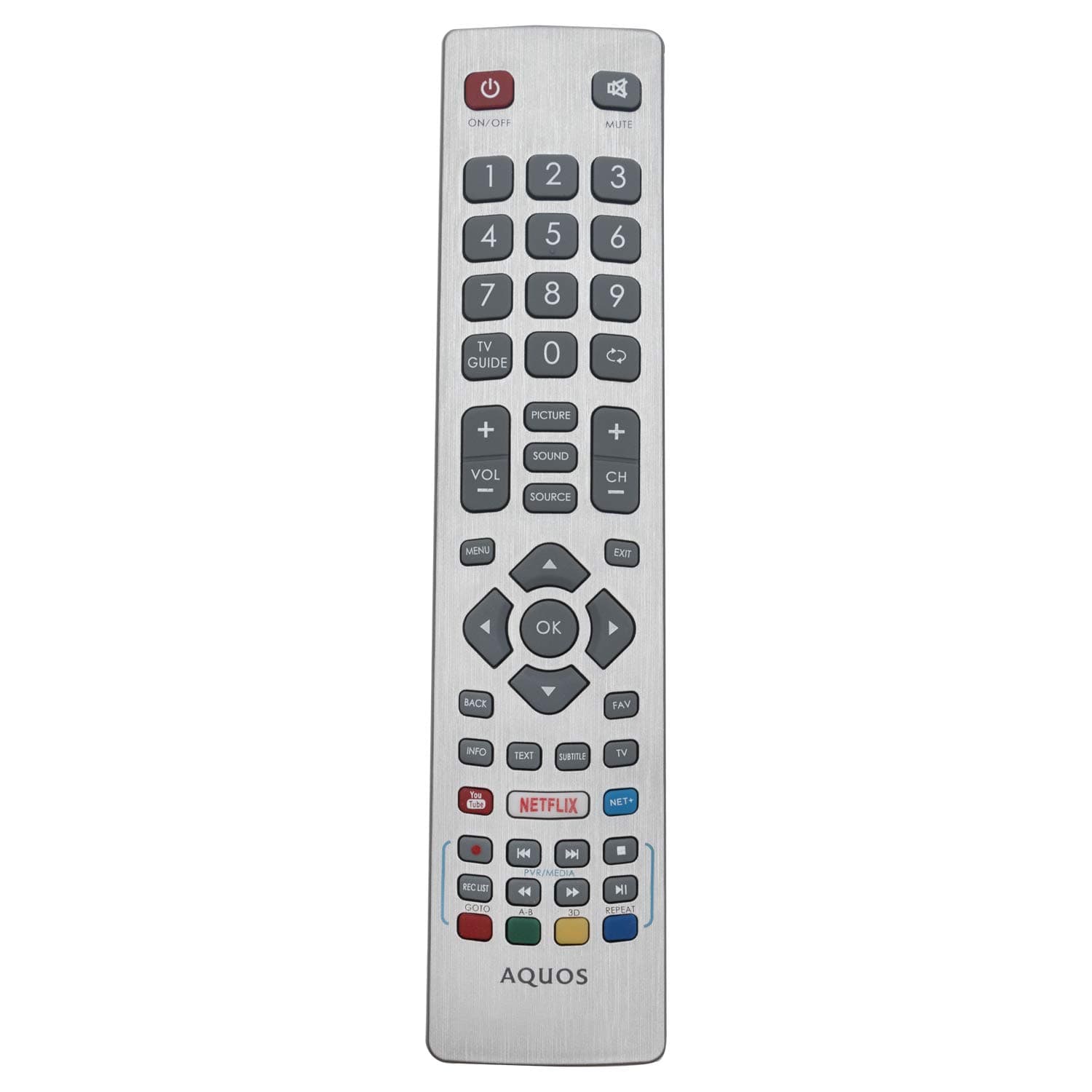VINABTYSHW/RMC/0115N IR Remote Control replacement fit for TV LC-43CFG6002E LC-49CFG6001E LC-49CFG6001K LC-49CFG6001K LC-43CFG6001K LC-49CFG6001K LC-49CFG6001K LC-49CFG6001K