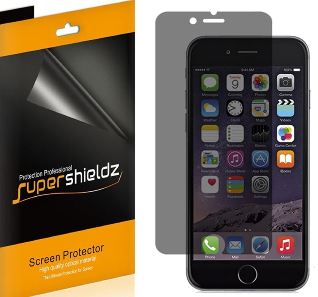 Supershieldz (2 Pack) (Privacy) Anti Spy Screen Protector Shield Designed for Apple iPhone 6 Plus and iPhone 6S Plus (5.5 inch)