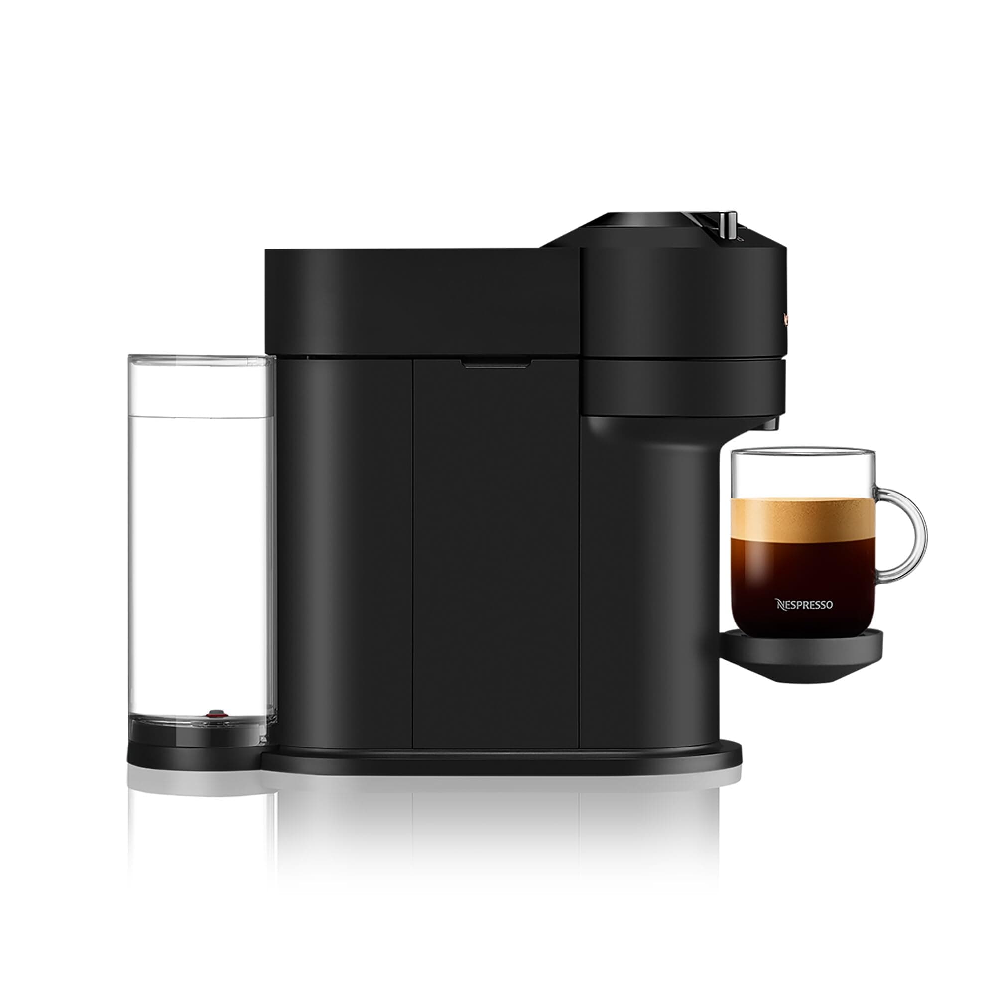 Nespresso Vertuo Next Automatic Pod Coffee Machine with Milk Frother for Espresso, Cappuccino and Latte by Magimix, Matte Black [Amazon Exclusive] - International Version - No Nespresso Warranty
