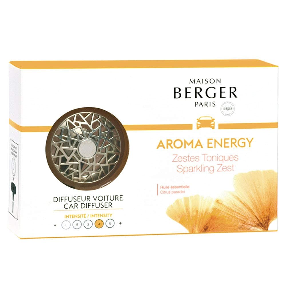 Aroma Energy Sparkling Zest Car Diffuser Set