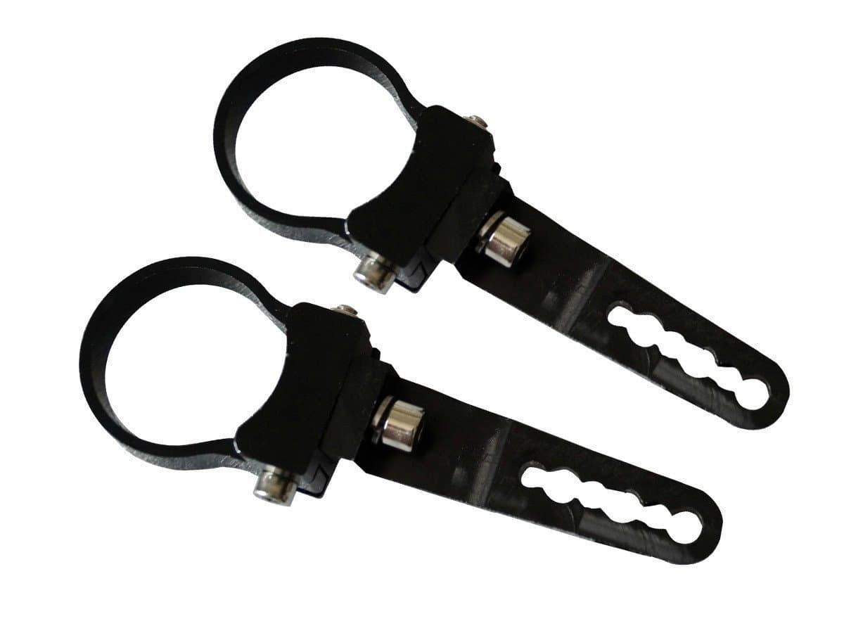 2" 50mm Diameter Offroad LED Light Bar Mounting Brackets or Bull Bar Brackets or Roll Bar Tube Clamps by WheelsPlayer - 1 Pair