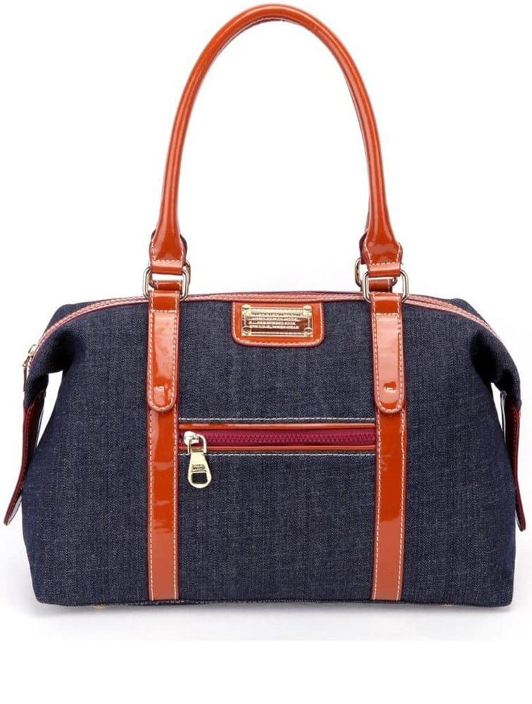 Charo Garcia Melody Denim Middy Sachel