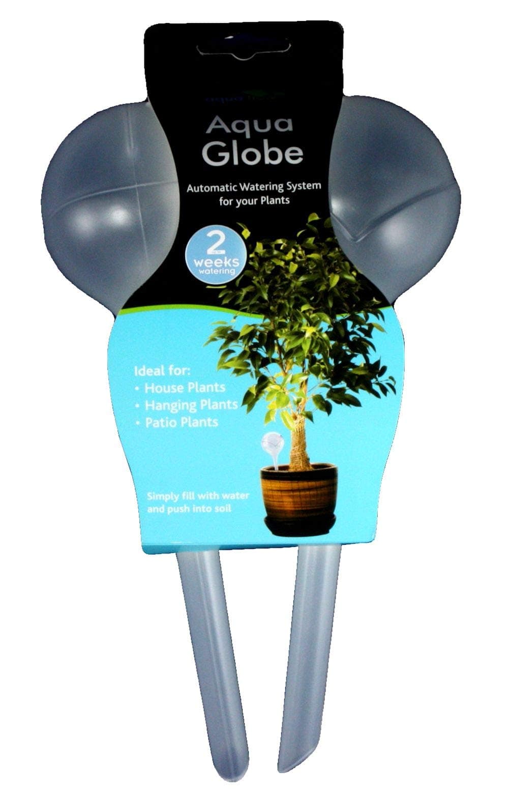 Aqua Globe 4 x 2 Plastic Plant Watering Globes Bulbs