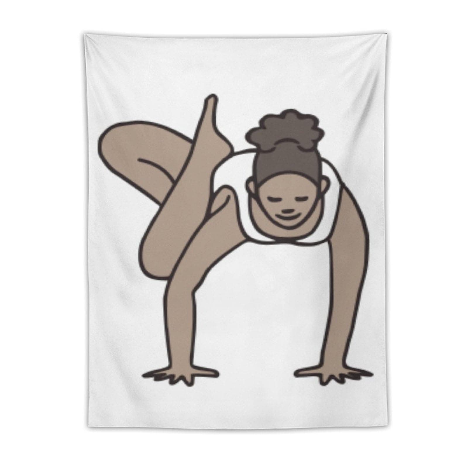 QENO Y Parshva-Kukkutasana Artworks Picture Print Tapestry Wall Art Painting Gift Decor Home Tapestries Decorative 30"x40"