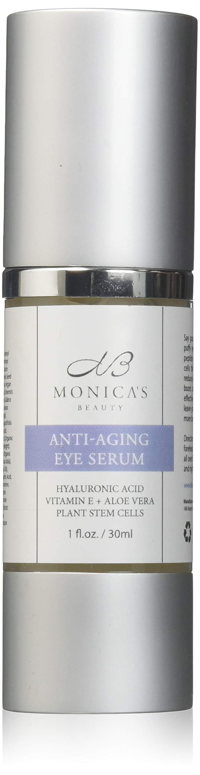 Eye Cream - Dark Circles & Under Eye Bags Treatment - Reduce Puffiness, Wrinkles - Effective Anti-Aging Eye Gel with Hyaluronic Acid, Gotu Kola Extract and Caffeine - Refreshing Serum